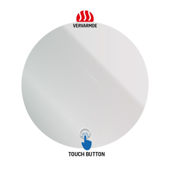 Miroir chauffant et Led Omega Aloni 60x60cm