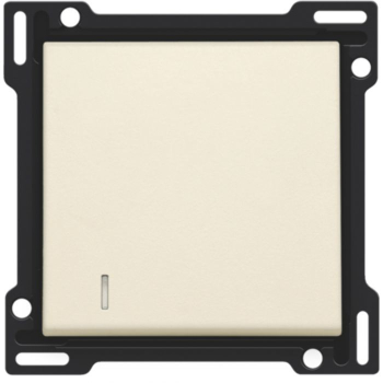 Niko - Set de finition bouton + voyant crème - 60005