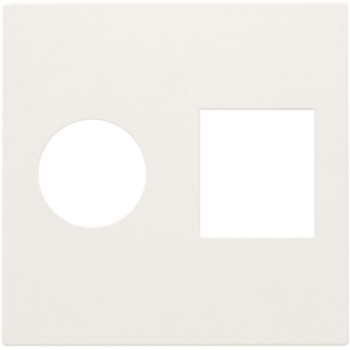 Niko - Set de finition data TV/RJ45 blanc - 65702