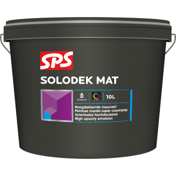 SPS – Solodek Peinture mate intérieure blanc – 4 L