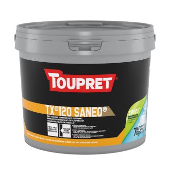 TOUPRET – Enduit allégé TX120 Saneo intérieur – 7 kg