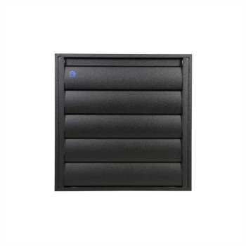 Bouche d'evacuation aluminium Renson RAL 9005 433/S - Noir