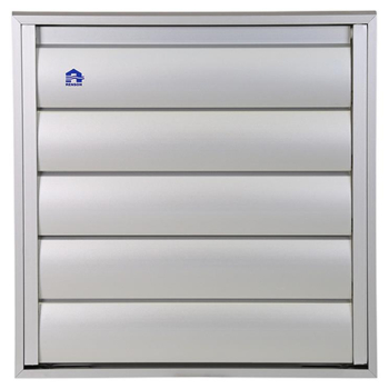 Bouche d'évacuation en aluminium Renson 433 210x210mm