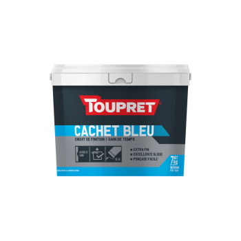 TOUPRET – Enduit de finition Cachet Bleu intérieur – 7 kg
