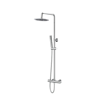 ALONI - Colonne de douche Thermostatique Optima Rondo - Chromé