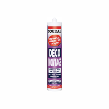 Soudal - Déco montage - Colle de fixation - 430gr