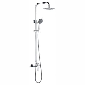 IMEX - Ensembe barre de douche Monocommande Belgica - Chrome