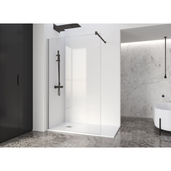 Parois de douche italienne argenté Fado de profiltek