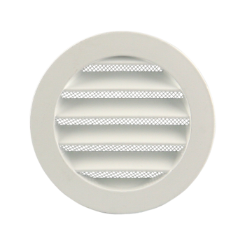 Grille d'aération ronde à encastrer 434 Dia 100 BEL 9010