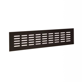 Grille d'aération STRIP 381/80 400 Renson RAL 9005 Noir