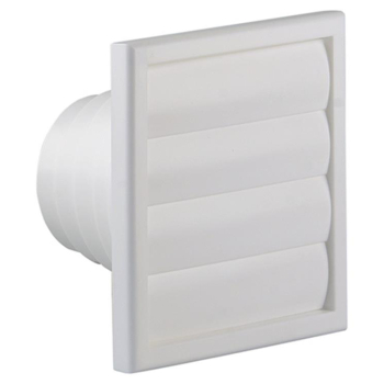 Grille de hotte avec 4 clapet Renson 742 Ø100-130MM - Blanc