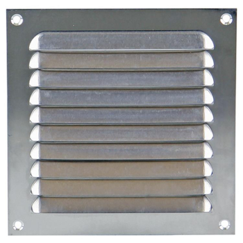 Grille estampée en aluminium Renson 150x150mm argenté