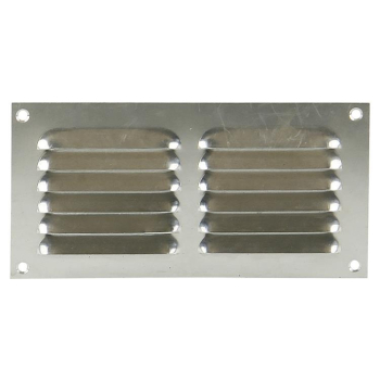 Grille estampée en aluminium Renson 200x100 Argenté