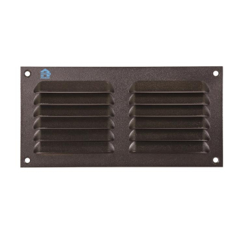 Grille estampée en aluminium Renson 200x100 noir