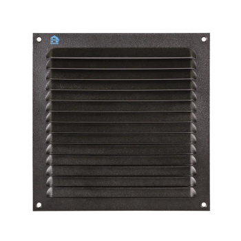 Grille estampée en aluminium Renson 200x200 Noir