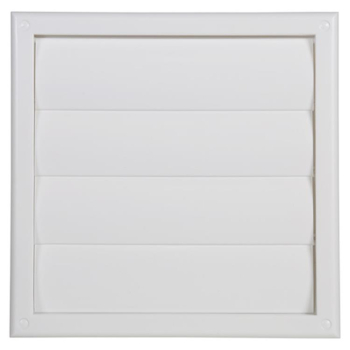 Grille hotte pvc 733 Renson 187x187mm - Blanc
