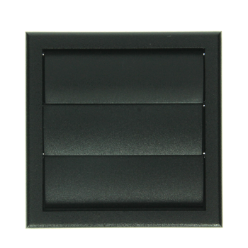 Grille hotte pvc 733 Renson 187x187mm - Noir