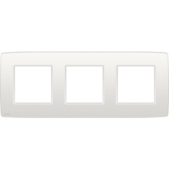 Niko - Plaque de recouvrement triple horizontal blanc- 76700