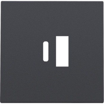 Niko - Set de finition chargeur USB-A anthracite - 68002