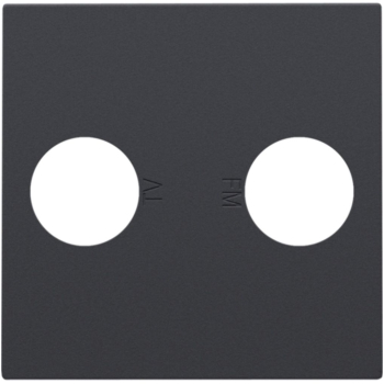 Niko - Set de finition tv/fm anthracite - 69702