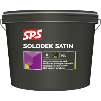 SPS – Solodek Peinture satinée Blanc – 10L