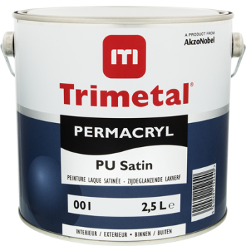 TRIMETAL - Peinture satinée int/ext Permacryl PU – 1L